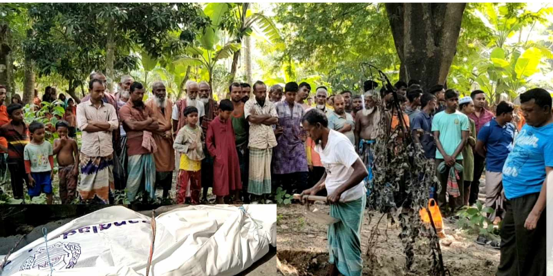 তালায় হত্যা মামলার ৩ মাস ১২ দিন পর কবর থেকে লাশ উত্তোলন