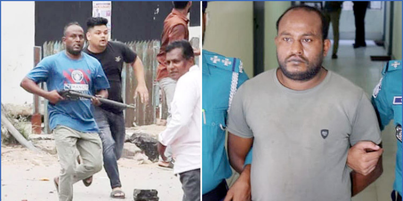 ২৮ রাউন্ড গুলি ছোড়া যুবলীগকর্মী তৌহিদুল গ্রেপ্তার