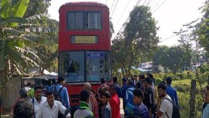 ইসলামী বিশ্ববিদ্যালয়ের বাস চাপায় বৃদ্ধ নিহত