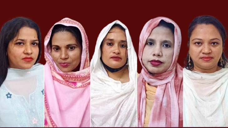 মহিলা আওয়ামী লীগের ৫ নেত্রী গ্রেফতার