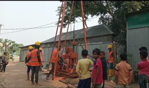 শুরু হয়েছে বালার বাজার খেয়াঘাটের ব্রিজের কাজ