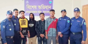 সুনামগঞ্জে হিন্দু সম্প্রদায়ের ওপর হামলার ঘটনায় গ্রেপ্তার ৪