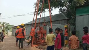 শুরু হয়েছে বহুল প্রতীক্ষিত বালার বাজার খেয়াঘাটের ব্রিজের কাজ