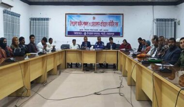 গাংনীতে আইন শৃংখলা ও চোরাচালান প্রতিরোধ কমিটির মাসিক সভা অনুষ্ঠিত