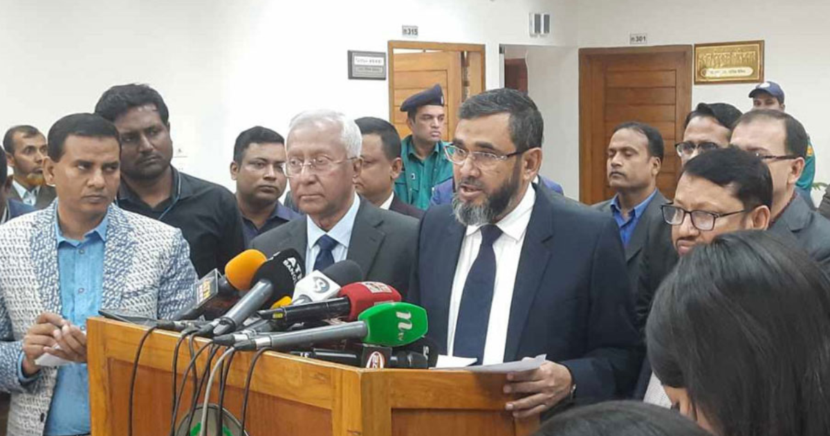 আমরা রংহীন স্বচ্ছ পাত্রের মতো থাকতে চাই: ইসি সানাউল্লাহ