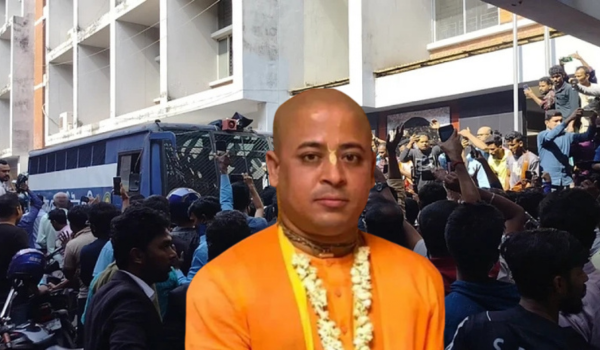 কঠোর নিরাপত্তা,চিন্ময়কে শুনানিতে তোলা হবে না আদালতে