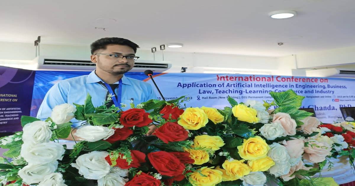 গ্লোবাল টোবাকো কন্ট্রোল স্কলারশিপ পেলেন ডিআইইউ’র শিক্ষার্থী রাহাত