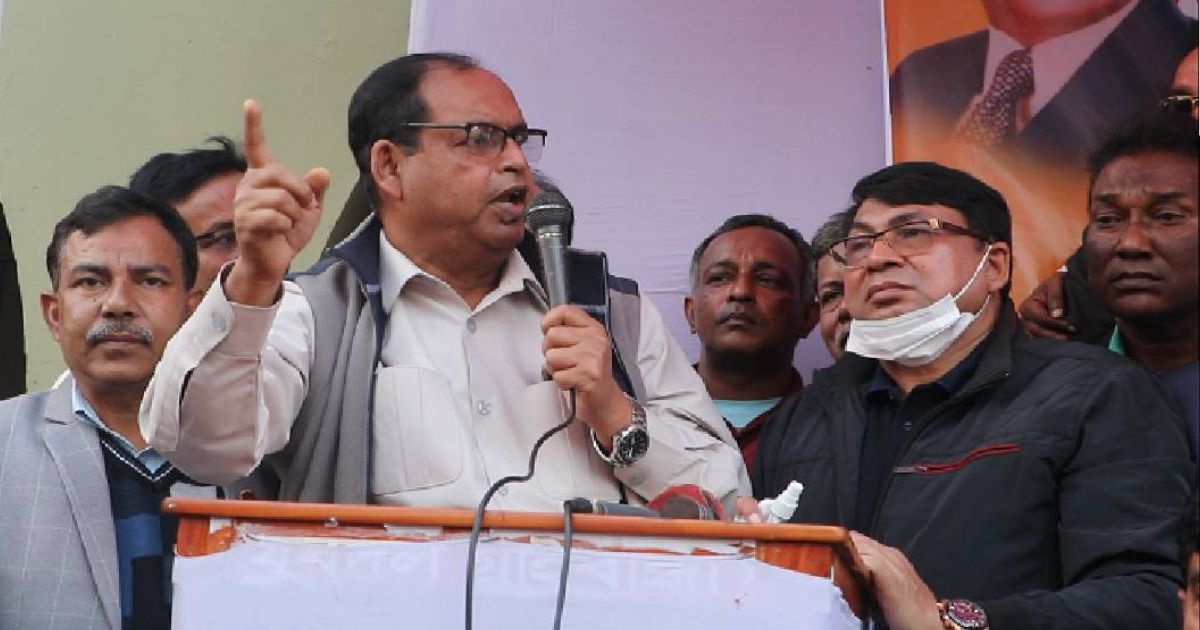 ‘নির্বাচনে আসুন, জনপ্রিয়তা প্রমাণ করুন’: শামসুজ্জামান দুদু