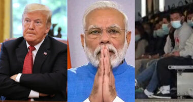 মোদির অনুরোধ না রেখে হাত-পা বেঁধে ১১২ ভারতীয়কে ফেরত পাঠাল ট্রাম্প প্রশাসন