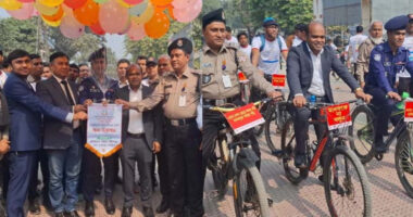 টাঙ্গাইল মাদক বিরোধী প্রচারণায় সাইকেল র‌্যালি