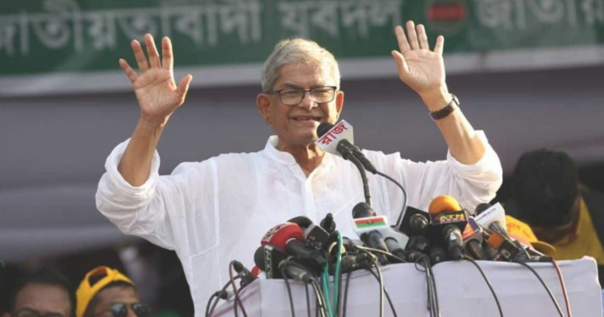 আনুপাতিক হারে নির্বাচনের প্রশ্নই ওঠে না: মির্জা ফখরুল