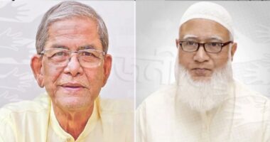 মির্জা ফখরুলের সুস্থতা কামনা জামায়াত আমিরের