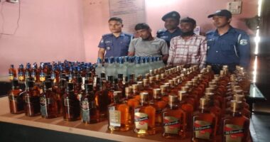 নেত্রকোনা ভারতীয় মদসহ আটক-২