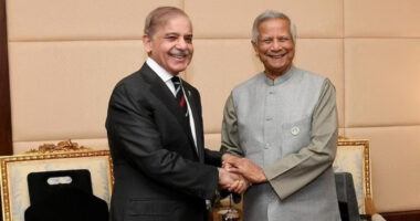 ড. ইউনুসকে ফোন করে ঈদের শুভেচ্ছা পাক প্রধানমন্ত্রীর