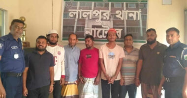 নাটোরে ঈদের দিনে সংঘর্ষের ঘটনায় ৪২ জনের বিরুদ্ধে মামলা - আটক ৭