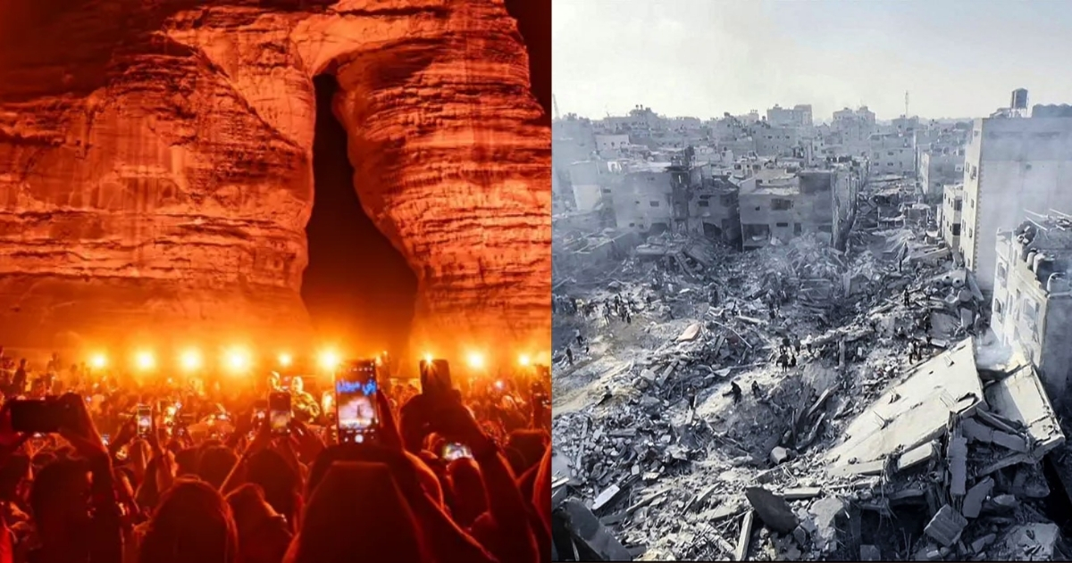 গাজায় ঝরছে রক্ত, ডিজে পার্টিতে ব্যস্ত সৌদি আরব!