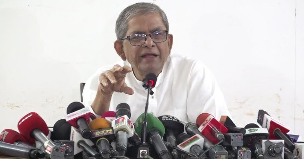 আমরা আজ আনন্দিত, বিলম্ব হলেও আ.লীগ নিষিদ্ধে সরকার সঠিক সিদ্ধান্ত নিয়েছে : মির্জা ফখরুল