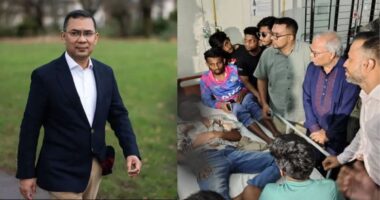 হাসপাতালে ‘বিষপান করা’ চোখ হারানো সেই ৪ জুলাই যোদ্ধার পাশে তারেক রহমান
