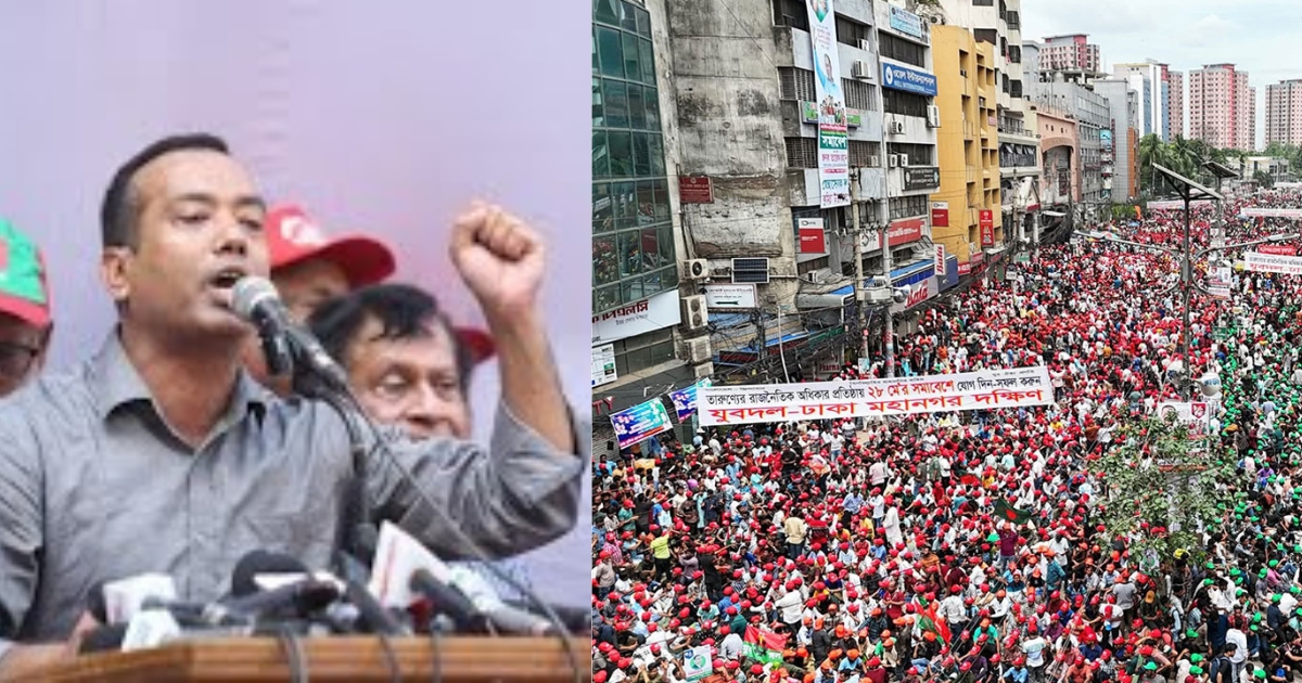 ধৈর্যের পরীক্ষা নেবেন না,যদি ধৈর্যের বাঁধ খুলে যায়, তাহলে কাউকেই শান্তিতে থাকতে দেবো না : ছাত্রদল সভাপতি