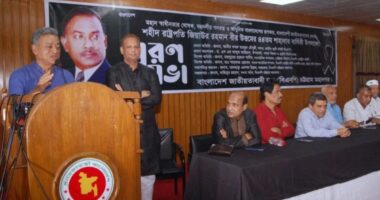 দেশের কথা বাইরে বললে সমাধান মিলবে না,সমাধানের একটাই অস্ত্র, বাংলাদেশের জনগণ : আমীর খসরু