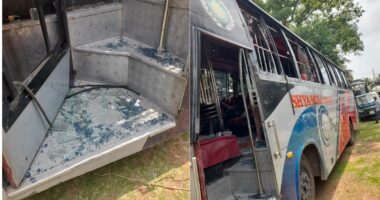 বাসের সাইট দেয়াকে কেন্দ্র করে সংঘর্ষে আহত-৪, বাস ভাংচুর