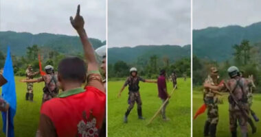 সীমান্তে উত্তেজনা: লাল পতাকা দিয়ে মাঠ দখলের চেষ্টা, জনতার ঘেরাওয়ে পিছু হটলো বিএসএফ