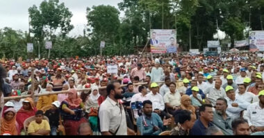 দীর্ঘ ১৮ বছর পর খালেদা জিয়ার ভাগ্নে তুহিনের আগমনে ডোমারে গণ সংবর্ধনা অনুষ্ঠিত
