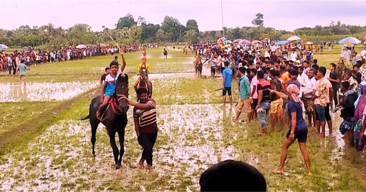 রহিমাবাদে ঘোড়ার দৌড়ে উচ্ছ্বাস, প্রধান অতিথি ছিলেন জননেতা হাবিব