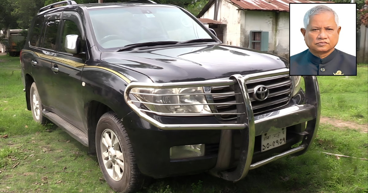 সাবেক প্রাথমিক ও গণশিক্ষা প্রতিমন্ত্রীর কোটি টাকার গাড়ি আটক, চালক-সহ ২জন পুলিশ হেফাজতে