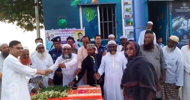 কুয়াকাটায় পর্যটকদের জন্য পৌর বিএনপির ঈদ শুভেচ্ছা