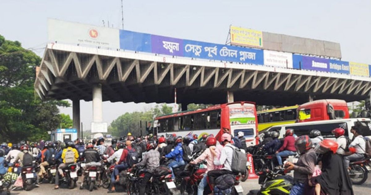 ঈদযাত্রায় যমুনা সেতুতে ১৯ কোটির বেশি টাকা টোল আদায়