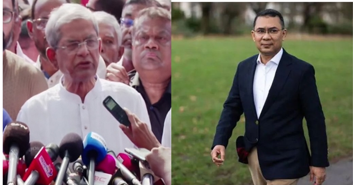 শিগগিরই দেশে ফিরছেন তারেক রহমান : মির্জা ফখরুল