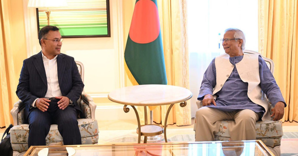 জাতিকে দিকনির্দেশনা দেবেন খালেদা জিয়া ও ড. ইউনূস : তারেক রহমান