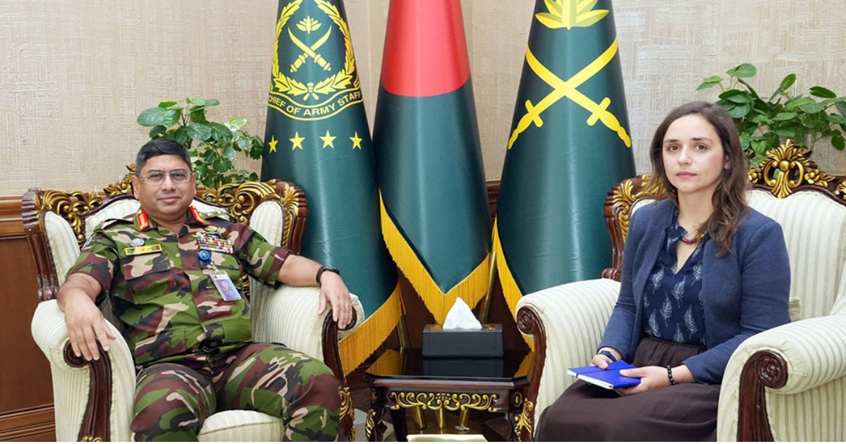 সেনাপ্রধানের সঙ্গে জাতিসংঘের গুমবিষয়ক প্রতিনিধিদলের সাক্ষাৎ