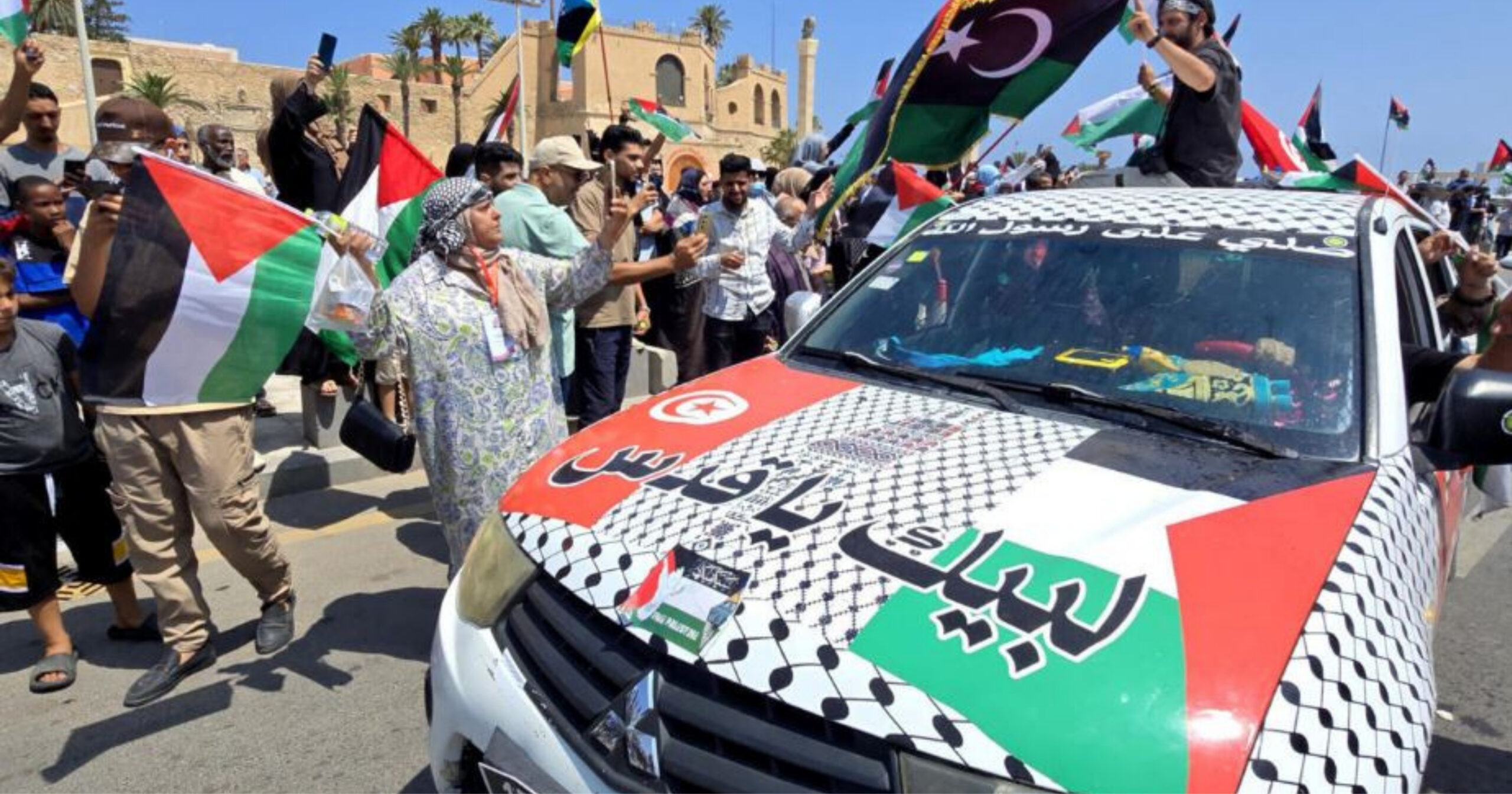 গাজা অভিমুখে ১৫০০ মানবাধিকারকর্মী