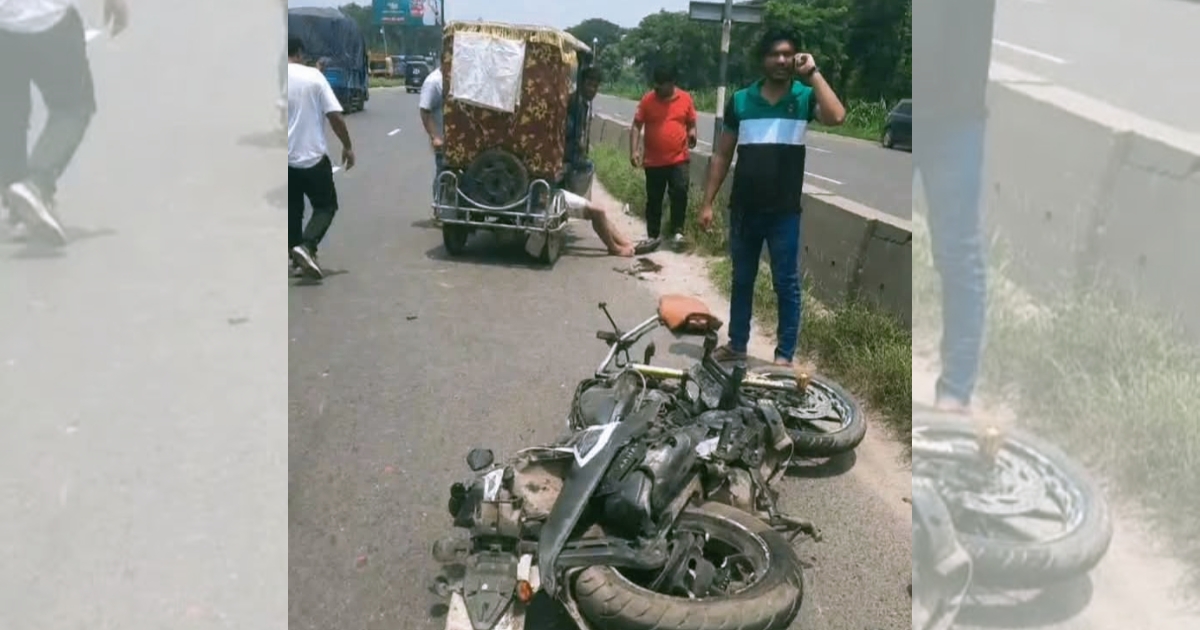 গজারিয়ায় বাসের ধাক্কায় মোটরসাইকেল আরোহী নিহত