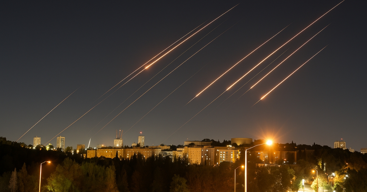 আবারও ইসরায়েলে ইরানের ভয়ঙ্কর ক্ষেপণাস্ত্র হামলা