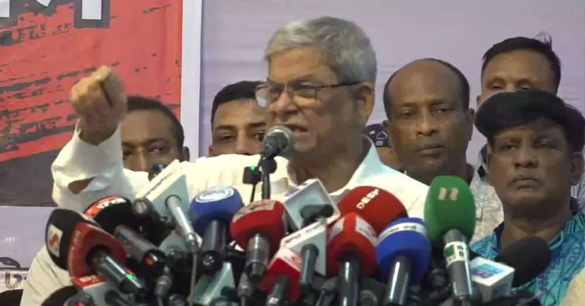 বিএনপি সংস্কারকে ভয় পায় না : মির্জা ফখরুল