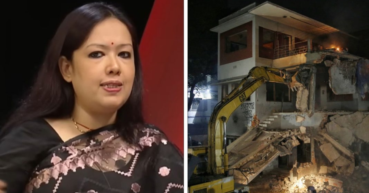 ৩২ নম্বর ভাঙার ঘটনাকে বীভৎস মববাজি বললেন রুমিন ফারহানা