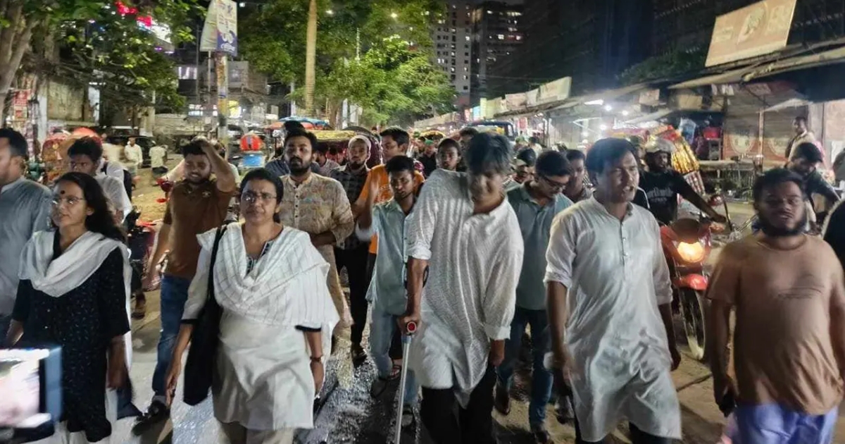 গণসংহতি আন্দোলনের কার্যালয়ের পাশে ককটেল বিস্ফোরণ, তাৎক্ষণিক বিক্ষোভ