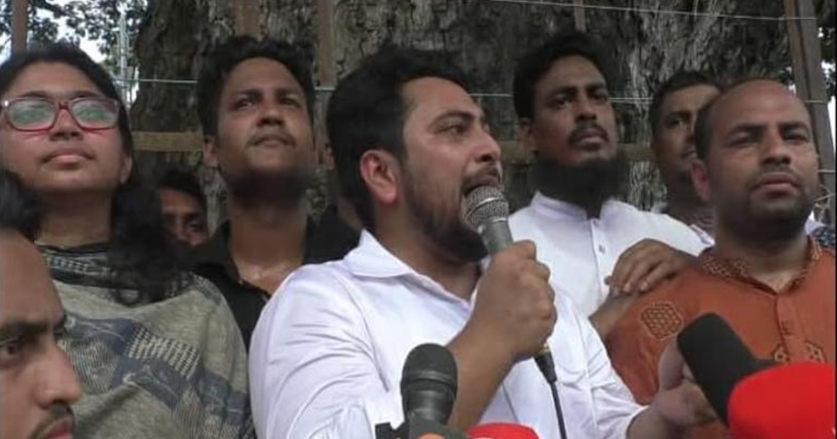 শুধু ক্ষমতা পরিবর্তনের জন্য জুলাই আন্দোলন হয়নি : নাহিদ