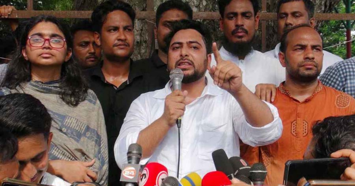 অভ্যুত্থানের পর পরিবর্তন না এলে, এবার মানুষ রাজপথে নামলে আর কাউকে ক্ষমা নয় : নাহিদ