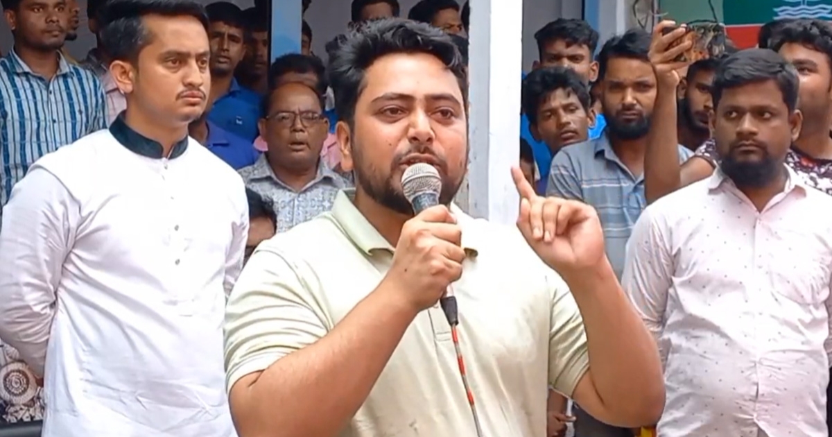 মানুষের সমস্যার সমাধান করাই আমাদের রাজনীতি : নাহিদ ইসলাম