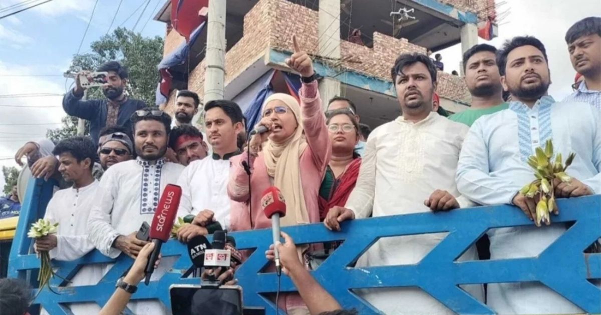 রাজপথ এনসিপি ও ছাত্র-জনতার দখলে থাকবে: সামান্তা শারমিন