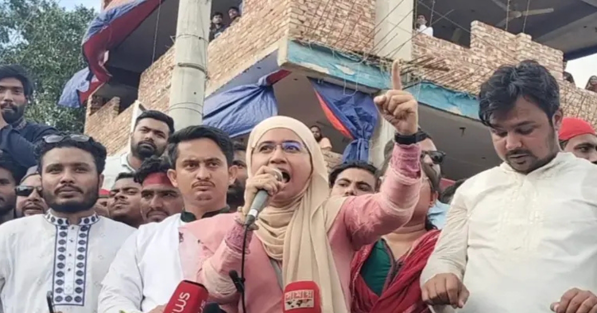 আমরা কখনোই মাঠ ছেড়ে যাইনি,কখনোই আপস করব না, কারণ আমরা অভ্যুত্থানের শক্তি : সামান্তা