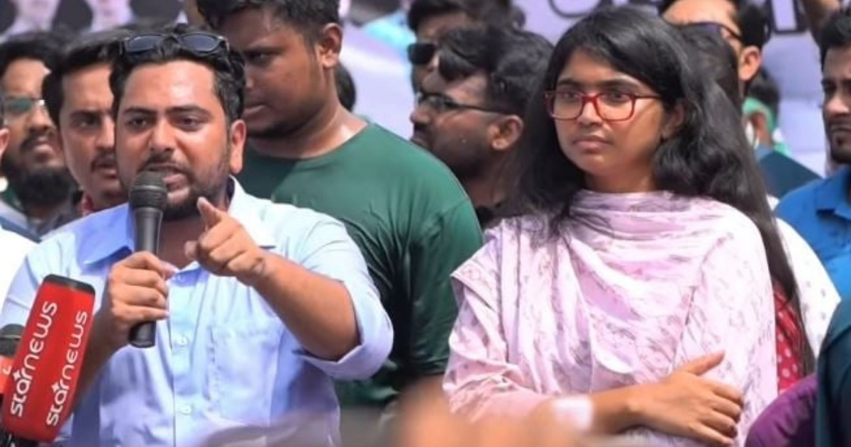 বিএনপি এখন চাঁদাবাজ,সন্ত্রাসী ও মুজিববাদের নতুন পাহারাদার : নাহিদ ইসলাম