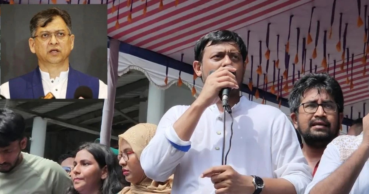 সংস্কার বোঝে না, চাঁদাবাজি করে,শিলং থেকে নব্য গডফাদার এসেছে কক্সবাজারে : নাসিরউদ্দিন