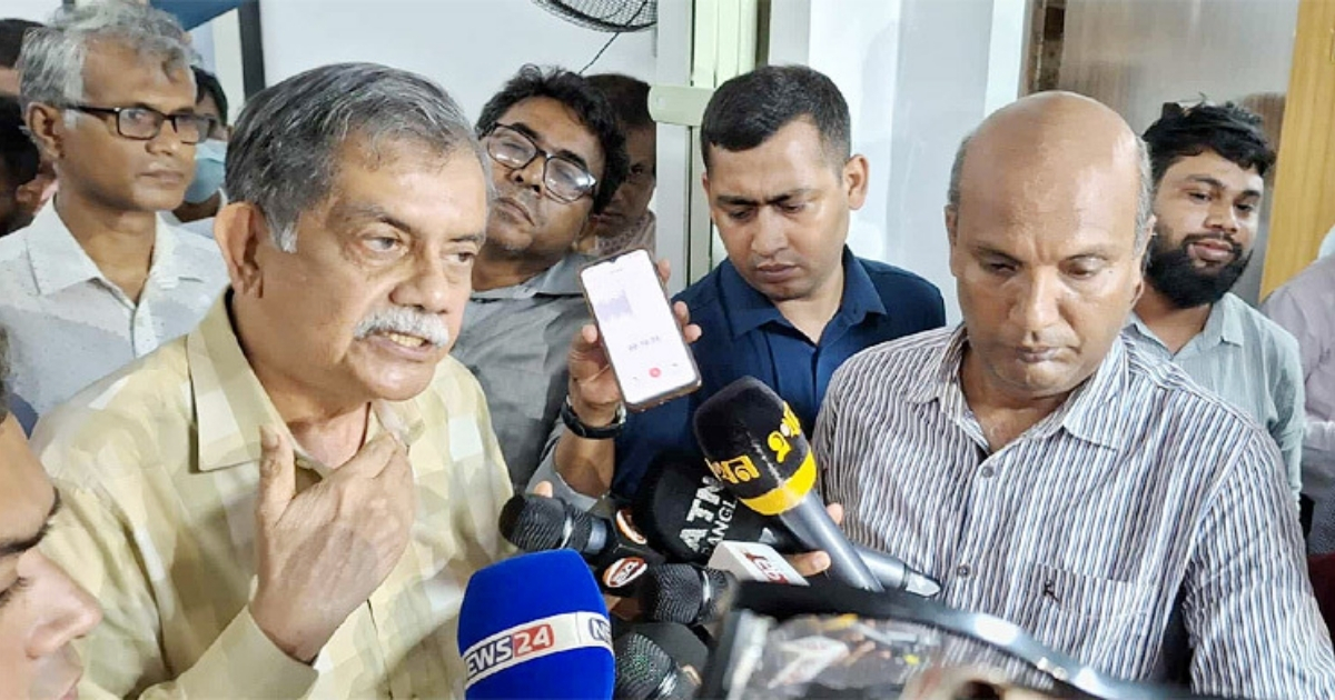 পদত্যাগের ইচ্ছা নেই, সরকার বললে চলে যাবো : শিক্ষা উপদেষ্টা