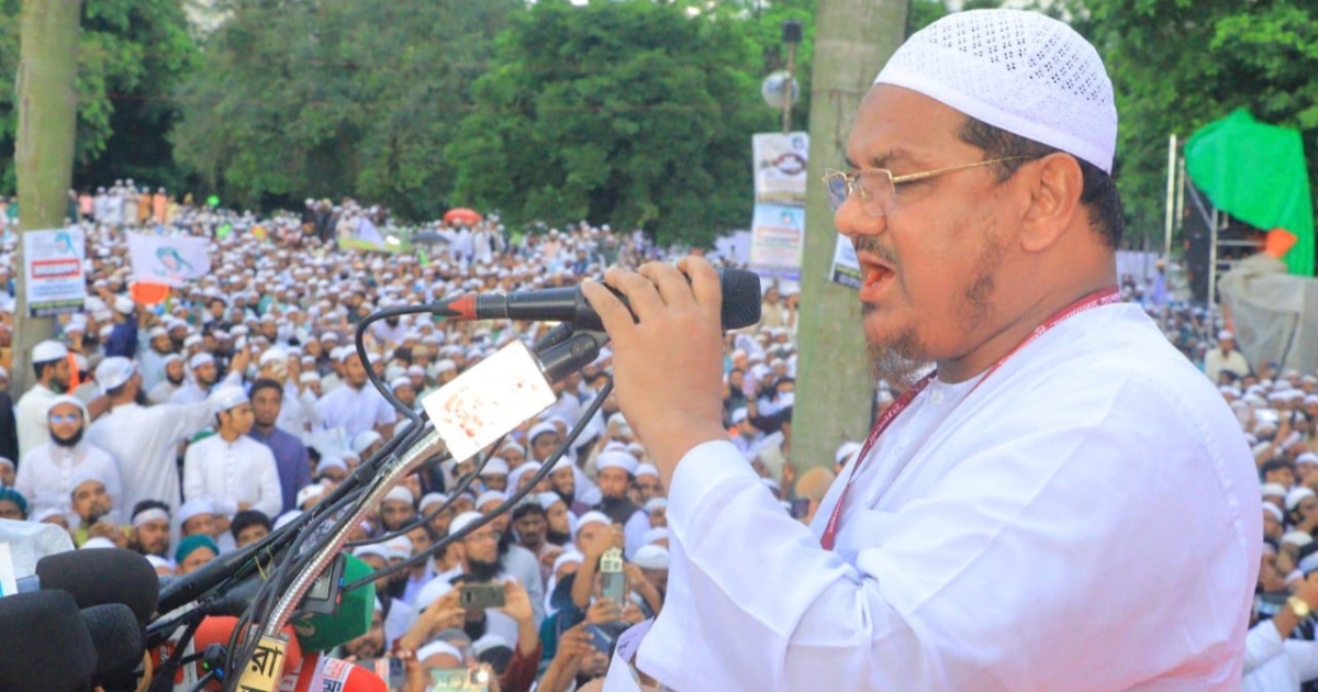 পিআর পদ্ধতিতে নির্বাচন হলে কেউ ব্যক্তিস্বার্থে সংবিধান পরিবর্তন করতে পারবে না : চরমোনাই পীর