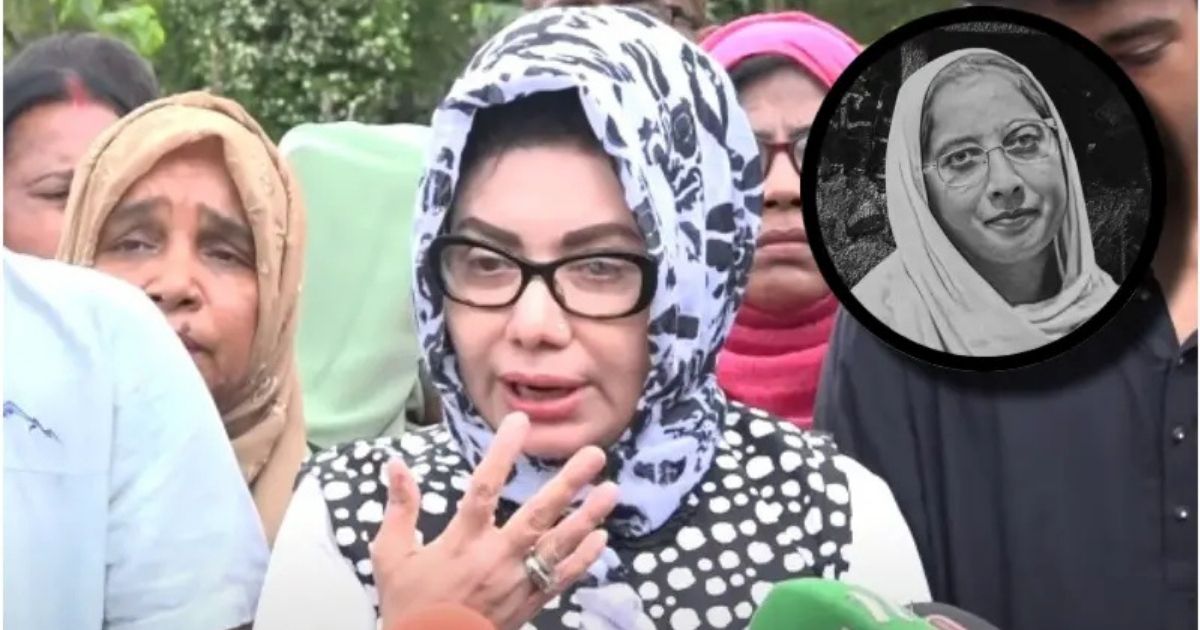 মাহরিন চৌধুরী আমাদের জাতীয় বীর : আফরোজা আব্বাস